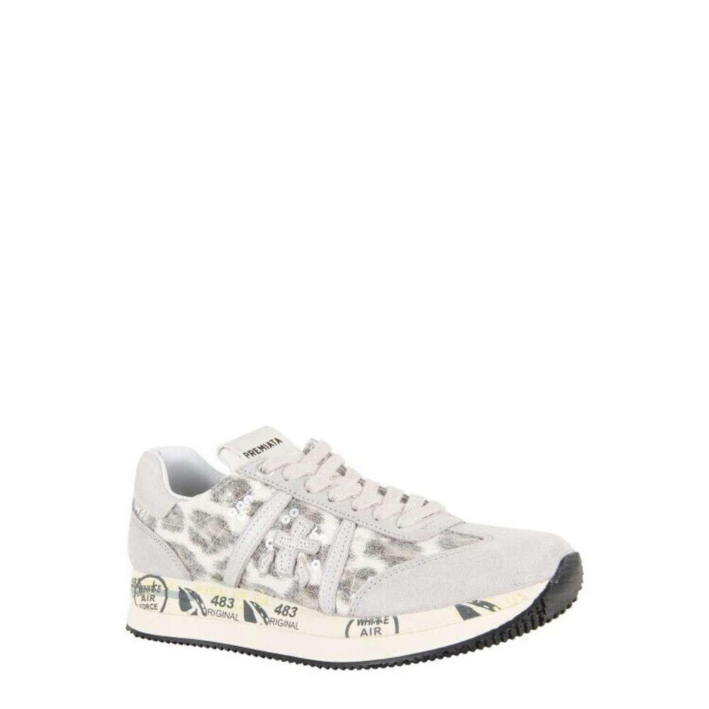 Premiata Low-Top Sneakers With Suede Inserts - NWT